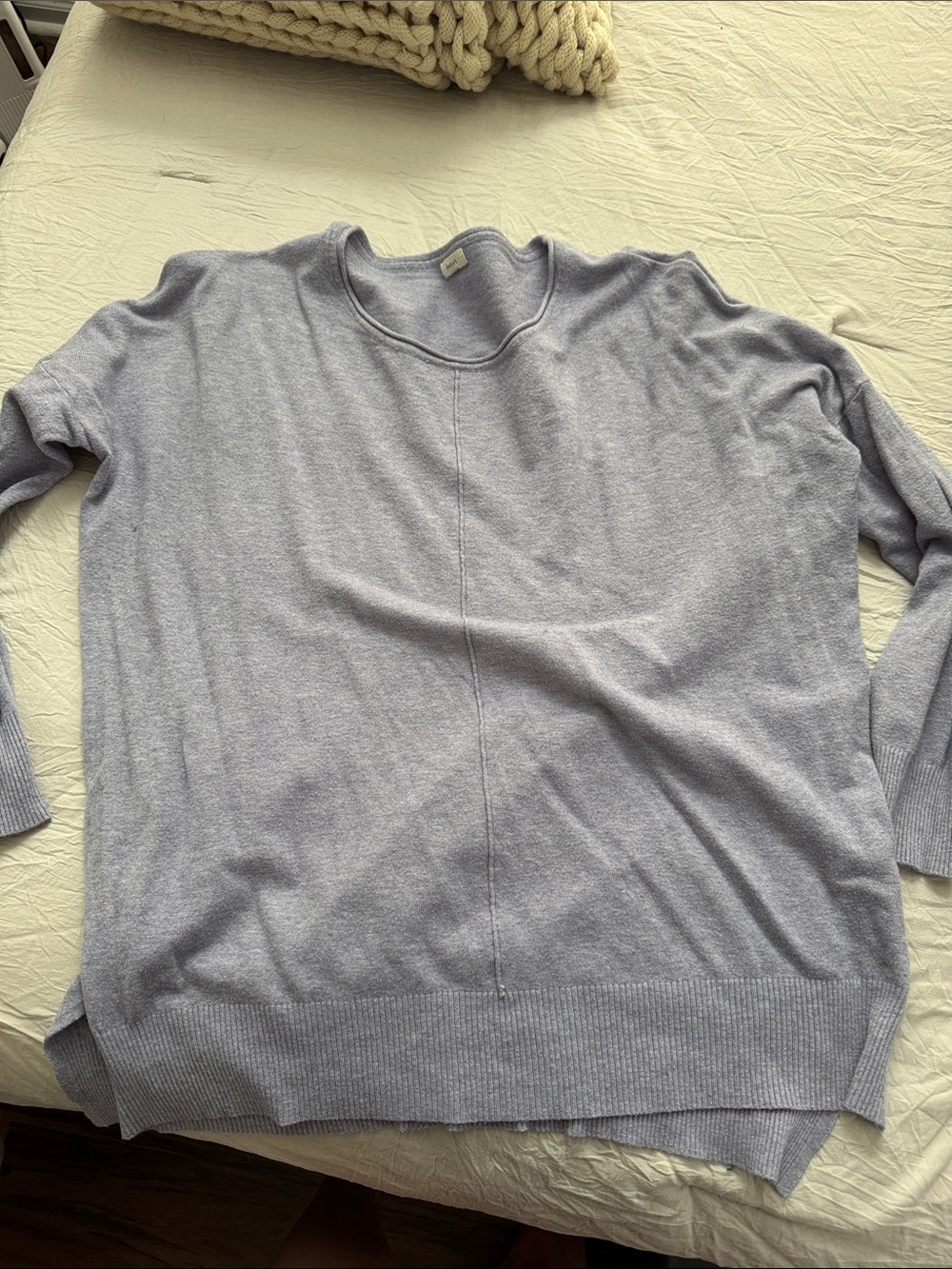 debut Soft Lavender Crewneck Sweater